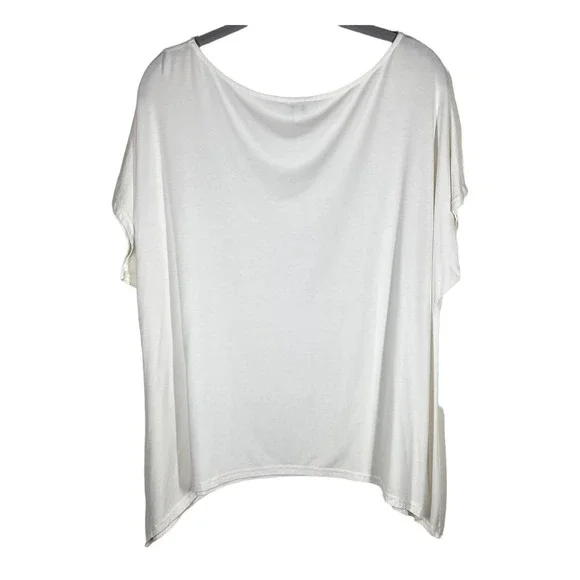 Tobi Oversized Short Sleeve Modal T Shirt White Size XS - Picture 2 of 4